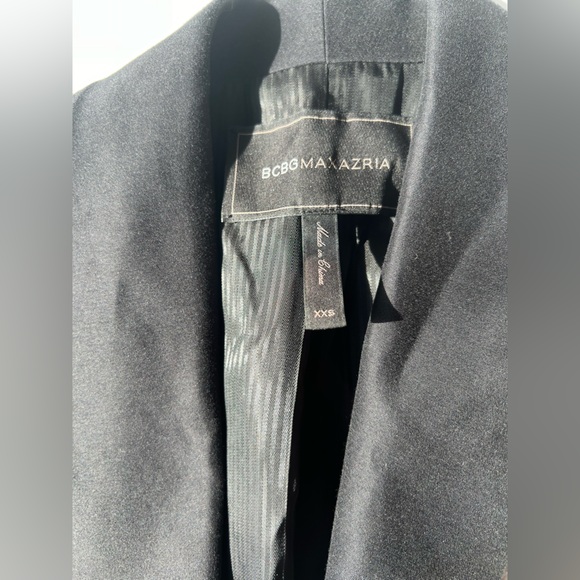 BCBG MAXAZRIA Leopard print Bowie tuxedo blazer - Picture 4 of 14